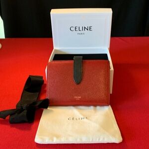 Celine Scarlet and Ebony Wallet